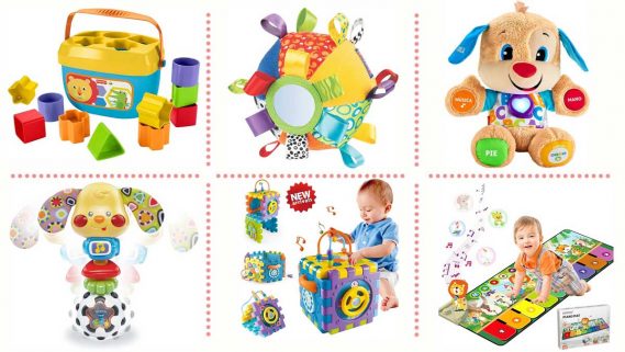 Selección de los mejores juguetes para bebés hasta los 3 años.