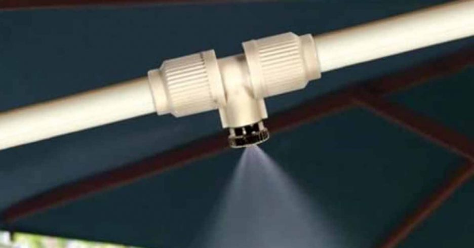 Boquilla recambio de un rociador en un kit de nebulización