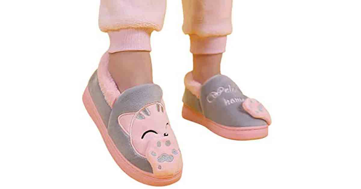 Sosenfer Zapatillas de Estar por casa Zapatillas de Niño Niña Kids Slipper Suela Antideslizante Suave Pantuflas Infantiles Unisex niños 