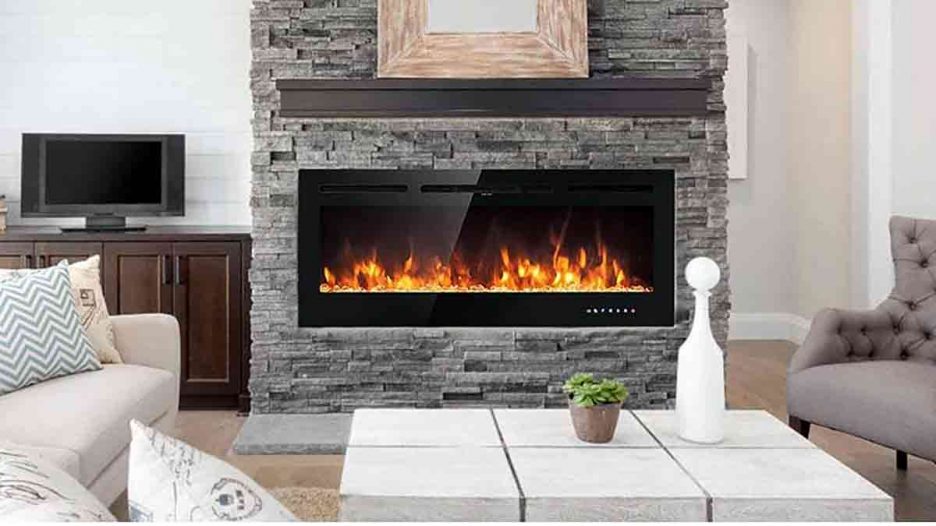 Las mejores chimeneas eléctricas empotrables y portátiles