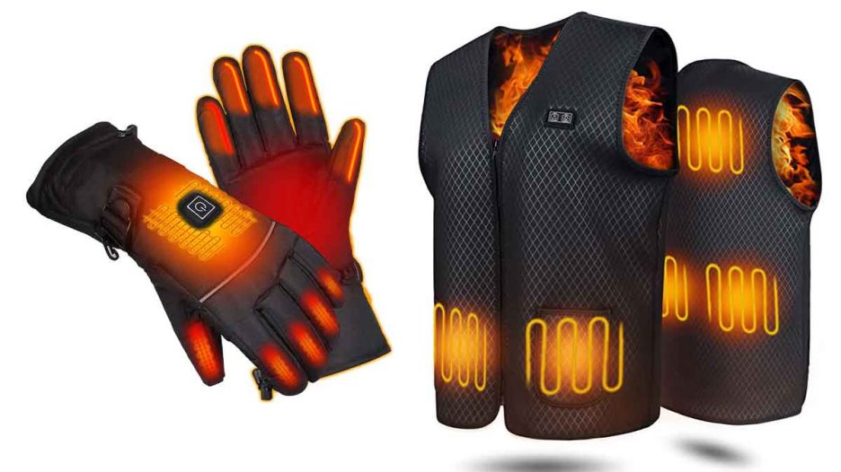 Los mejores guantes y chalecos calefactable para el invierno
