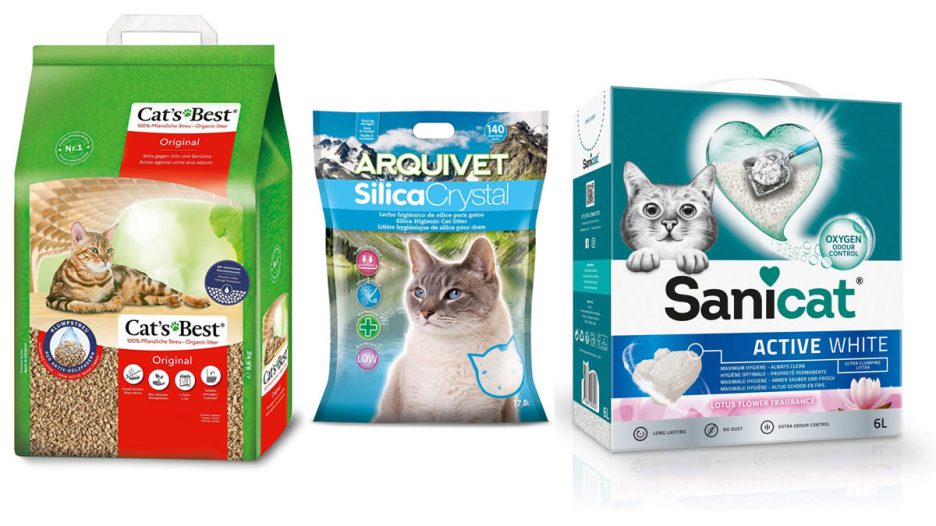 Las mejores arenas para gatos aglomerantes y de gel de sílice