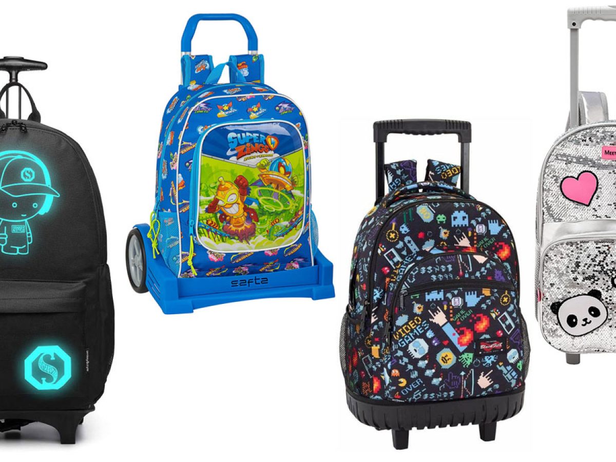 Maletas Escolares Maletas Ruedas NiÃ±os Niños Maletas Con Carro