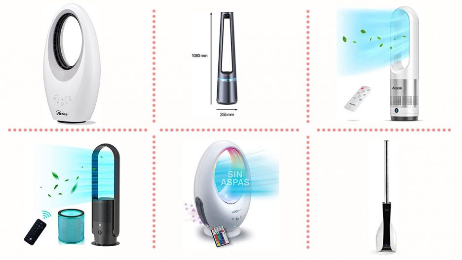 Guía para comprar los mejores ventiladores sin aspas.