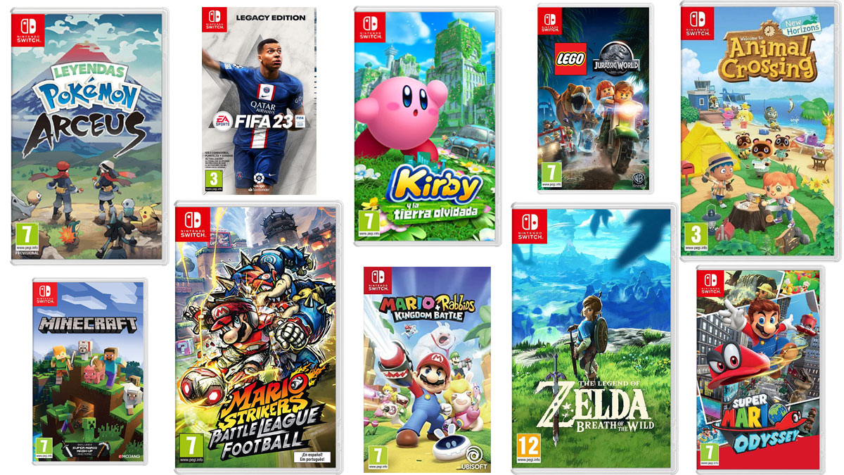 este es EL TOP 10 MEJORES JUEGOS valorados de NINTENDO SWITCH