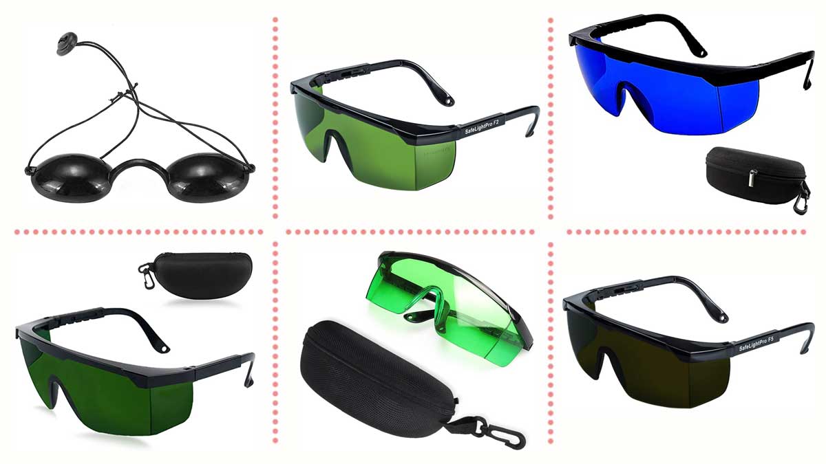 Gafas Depilacion Laser x2 - Gafas Depilacion Luz Pulsada - Proteccion Laser