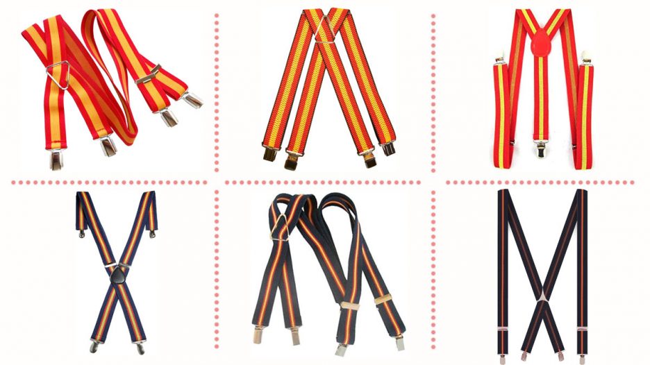 Cómo elegir los mejores tirantes con la bandera de España