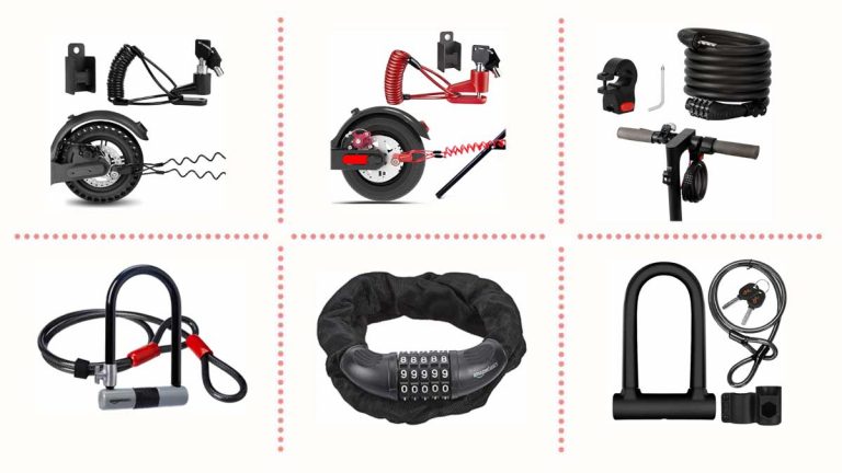 Candado Para Patinete Eléctrico Y Bicicleta – Incluye Cadena, Bolsa Impermeable Y Soporte Para Móvil | Antirrobo Fuerte Y Práctico