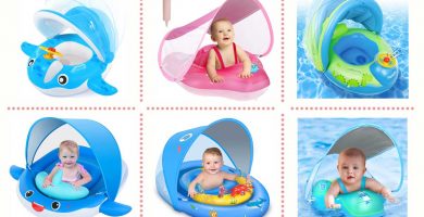 Aspectos a tener en cuenta para comprar los mejores flotadores para bebés con sombrilla