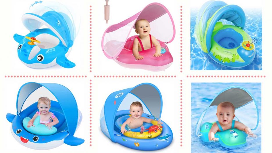 Aspectos a tener en cuenta para comprar los mejores flotadores para bebés con sombrilla