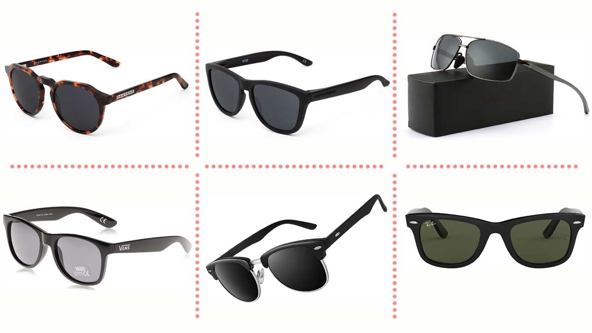 Las mejores ofertas en Gafas de Sol de Aviador Negro sin marca para hombres