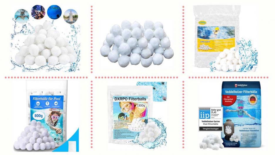 Cómo elegir las mejores bolas para el filtro de la piscina