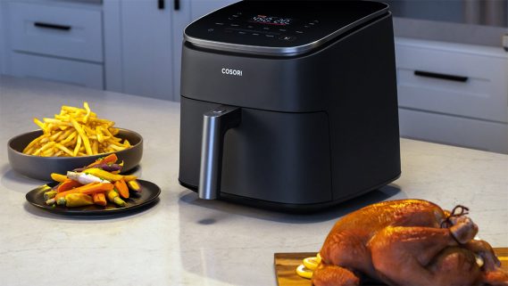 COSORI Freidora de Aire Turbo Blaze™ 6L, Air Fryer 46% Más Rápida con Motor  DC, Freidora sin Aceite 9 en 1, con 96 Recetas de Chef, Apta para  Lavavajillas, Freír, Hornear, Asar