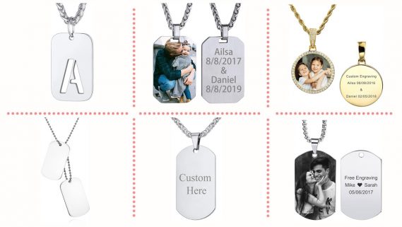 Collares personalizados hombre