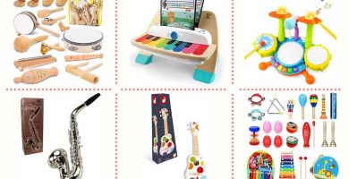 Selección de los mejores instrumentos musicales de juguete para niños en Amazon.