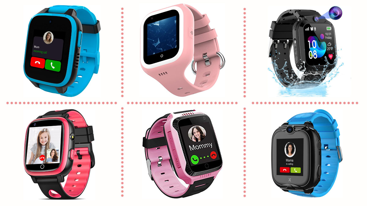 wonlex Reloj inteligente para niños con rastreador GPS y llamadas, relojes  inteligentes 4G para niñas y niños con tarjeta SIM, cámara SOS