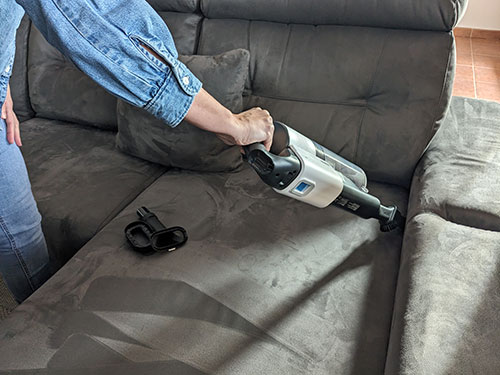 Limpieza de sofá