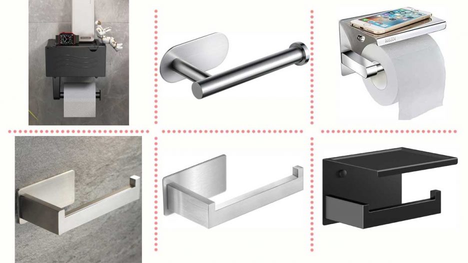 Portarrollos papel higiénico