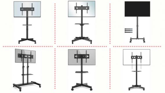 Soportes con ruedas para TV