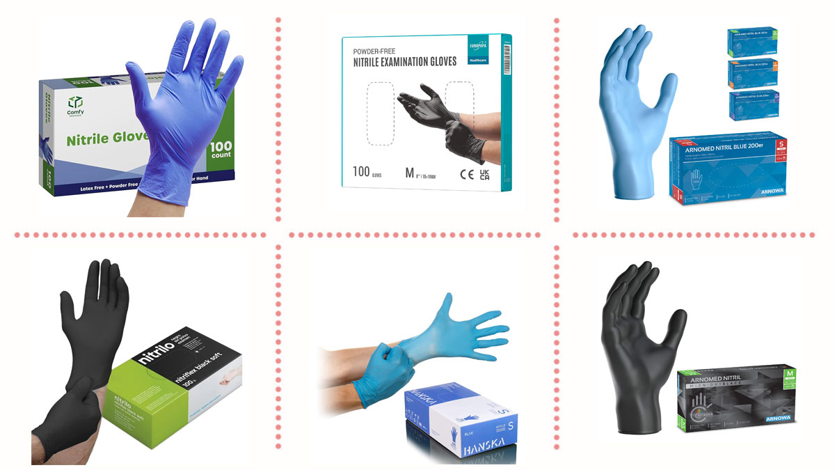 Los mejores guantes de nitrilo desechables para limpiar y manipular alimentos