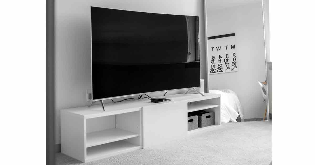 Muebles de diseño a medida para la televisión, el equipo de música y el ordenador