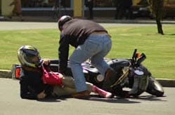 El mayor riesgo de sufrir un accidente de moto se produce durante el primer año