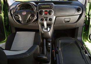 Interior del Qubo, de Fiat