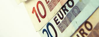 Billetes de euro.