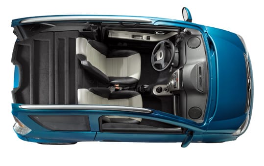 El M.GO de Microcar es muy espacioso y cuenta con un amplio y luminoso interior