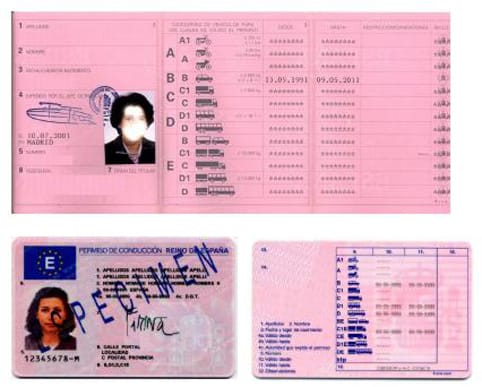 Carnés de conducir nuevos