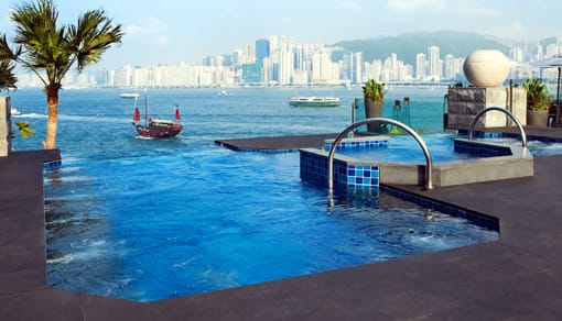 Piscina del Intercontinental de Hong Kong