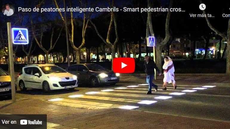 Video explicativo paso de peatones en Cambrils