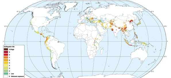 Mapa multirriesgo de desastres de la OMM
