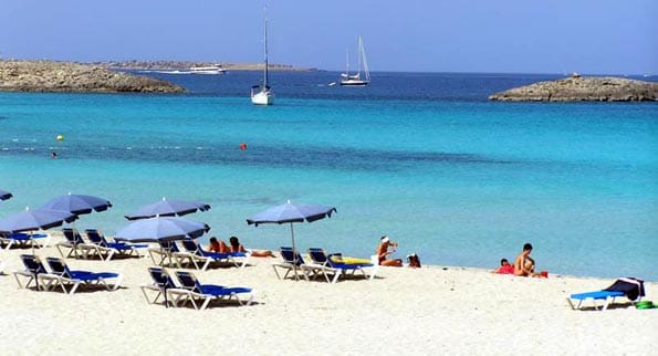 Playa Ses Illetes, en Formentera