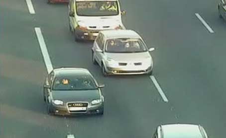 Conductor dormido en A6