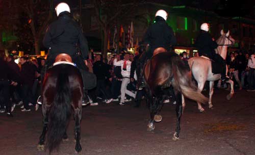 Caballos de la Policía Nacional