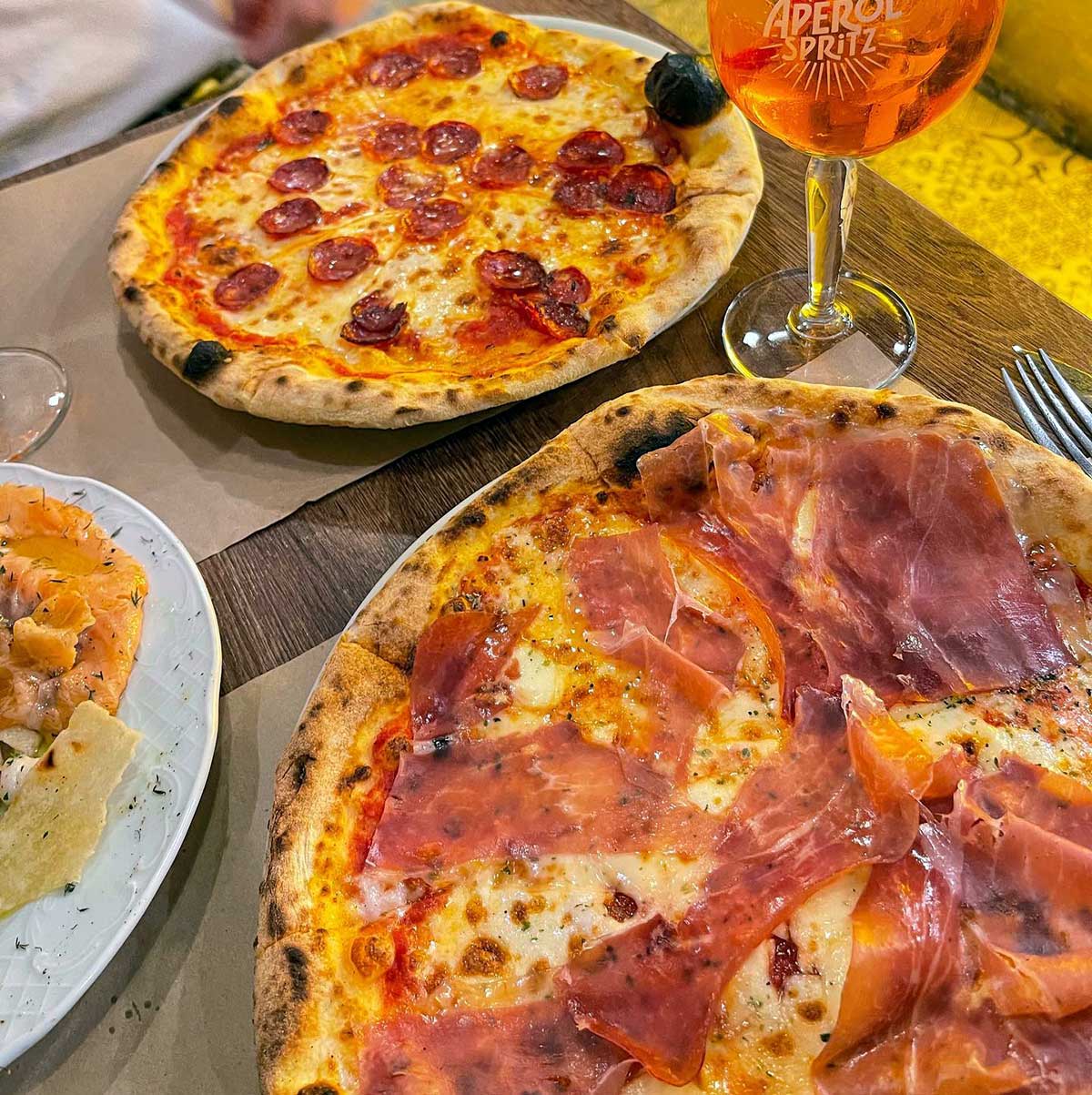 Variedades de pizza italiana