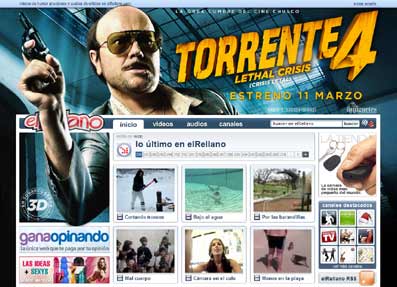 Cartel de Torrente 4.