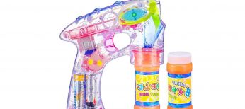 Las pistolas de hacer pompas de jabón de los niños, prohibidas por su peligrosidad