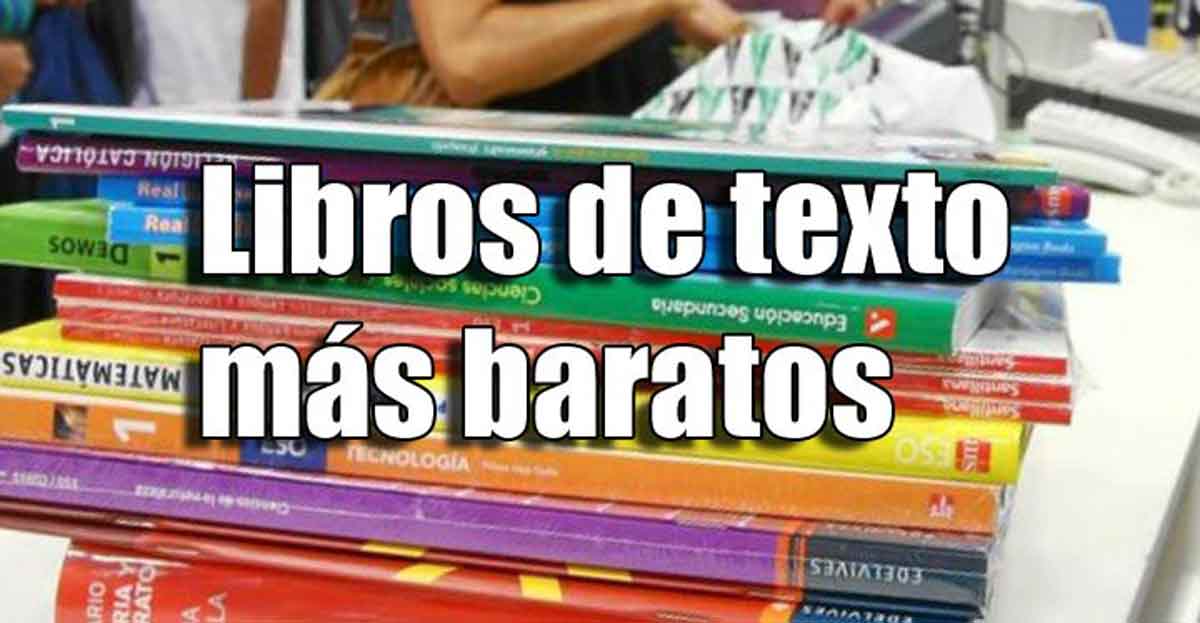 ¿Dónde puedo comprar los libros de texto más baratos?