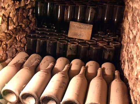 Proceso de reposo del champán.