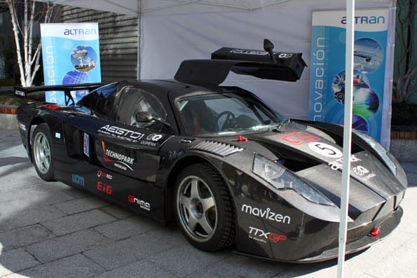 El coche español AEGT, el 'All electric GT'.