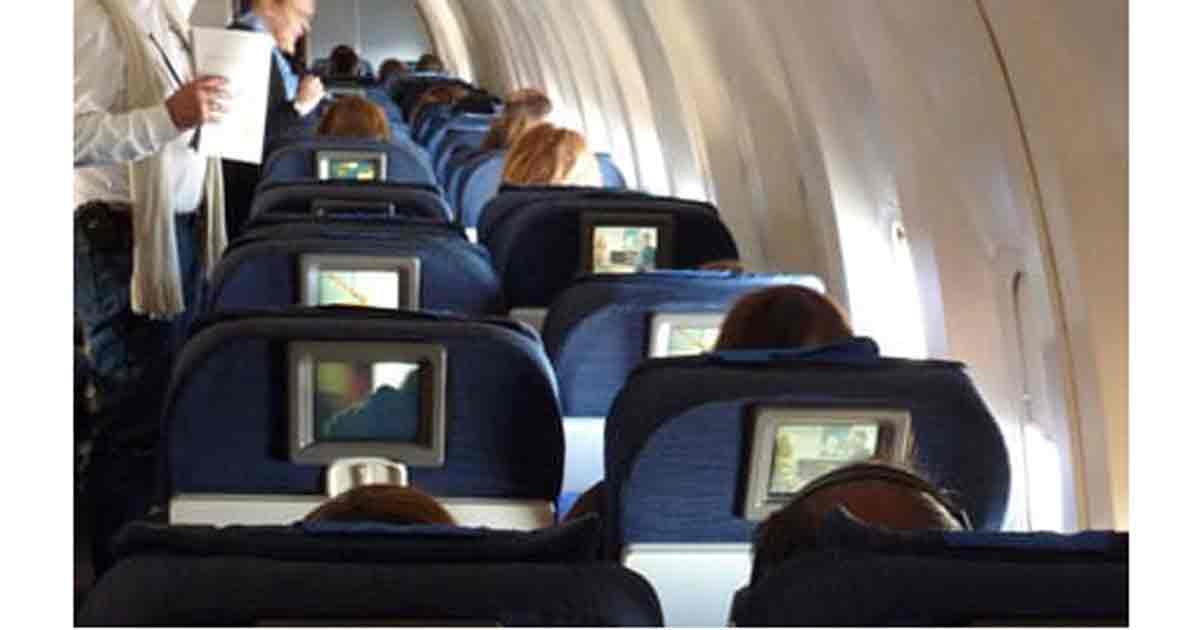 Sexta fila en la zona izquierda, mejor lugar para sentarse en los aviones