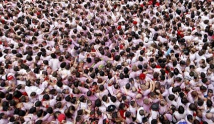 Imagen de la celebración de San Fermín.