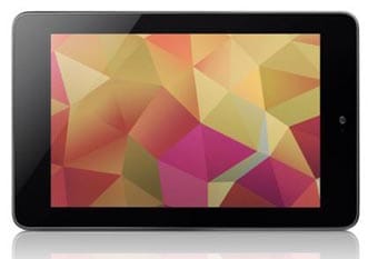La tableta Nexus 7 de Google con Android.