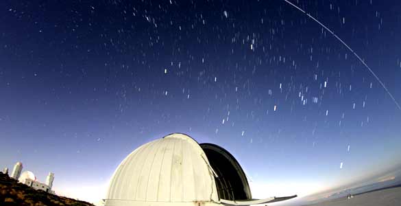 Lluvia de perseidas o estrellas fugaces