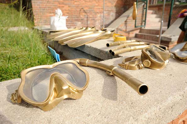 Detalles del rodaje del anuncio de la lotería de Navidad.