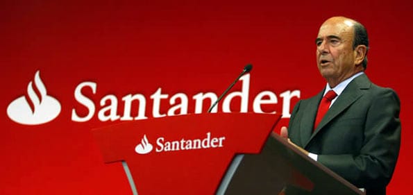 Emilio Botín, presidente del banco Santander.