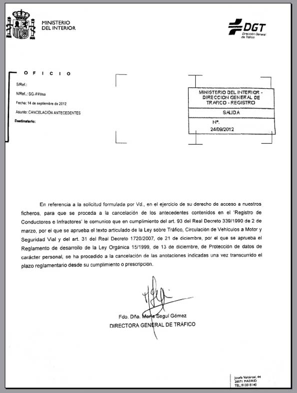 AEA respuesta a recurso de solicitud de anulación de multa.