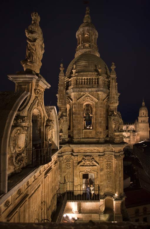 Vista desde lo alto de la torre de la Catedral de Salamanca.